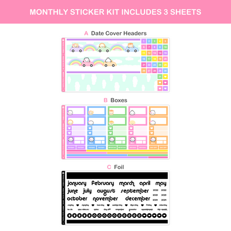 Rainbow Roadtrip | Monthly B6