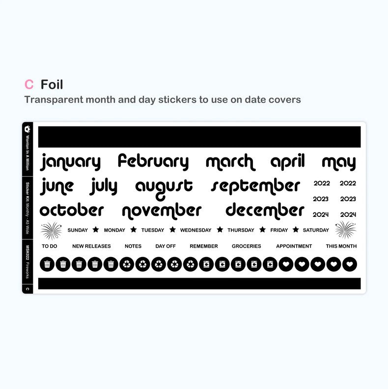 Fireworks | Monthly B6
