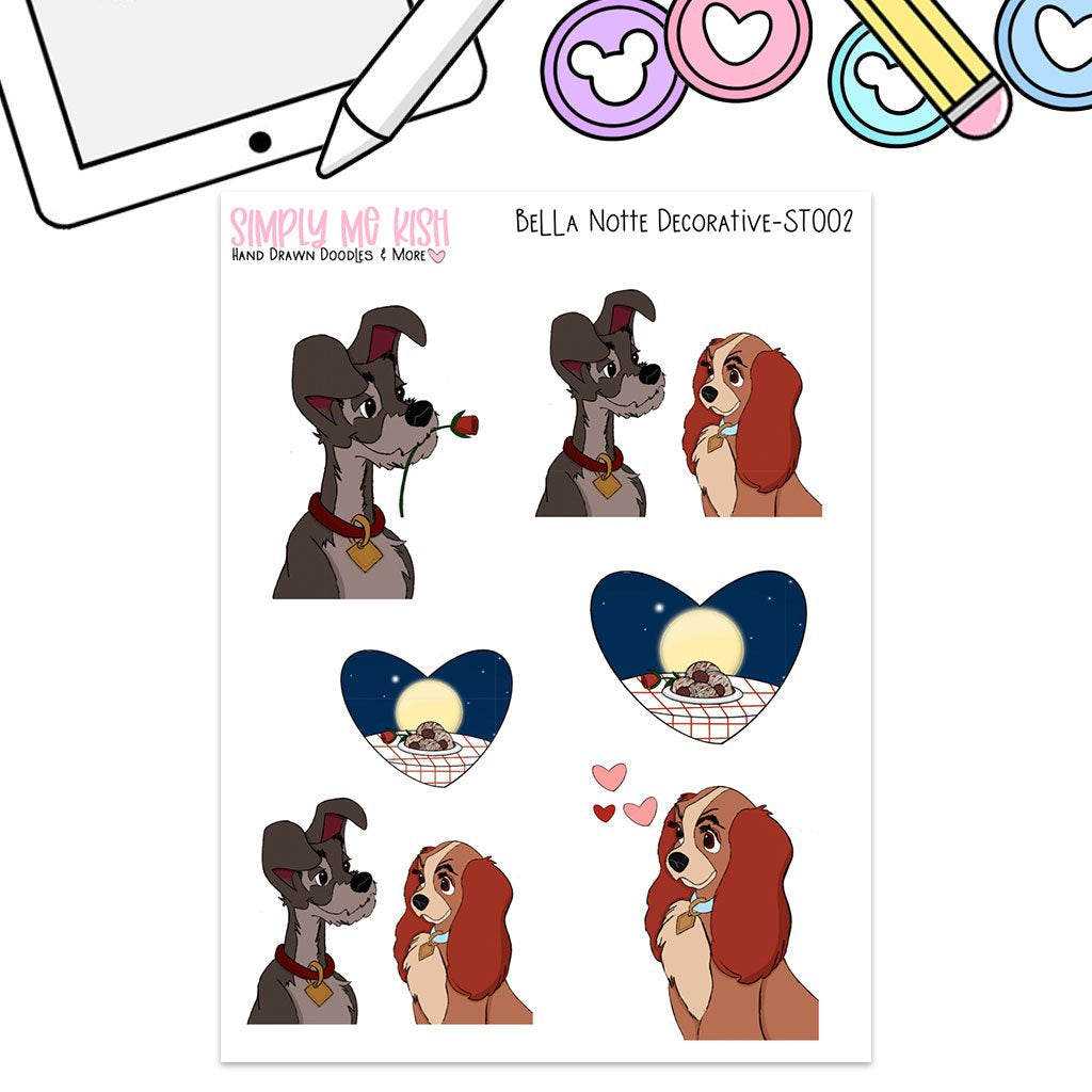 Beautiful Night Decorative | Sticker Sheet