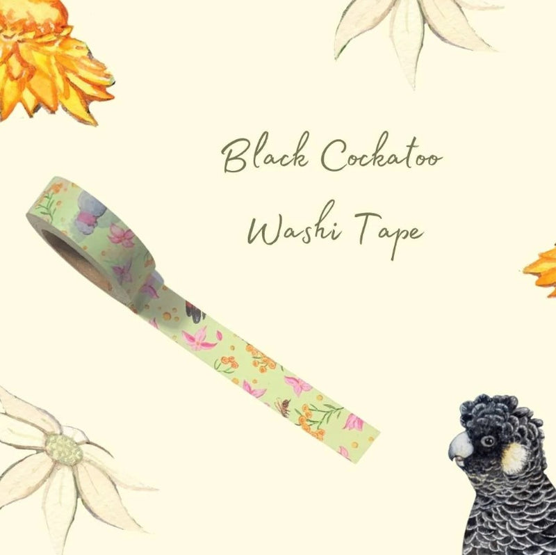 Galah and Black Cockatoo | Washi