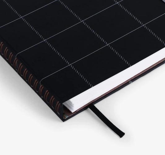 Black Plaid - Refillable Undated Planner