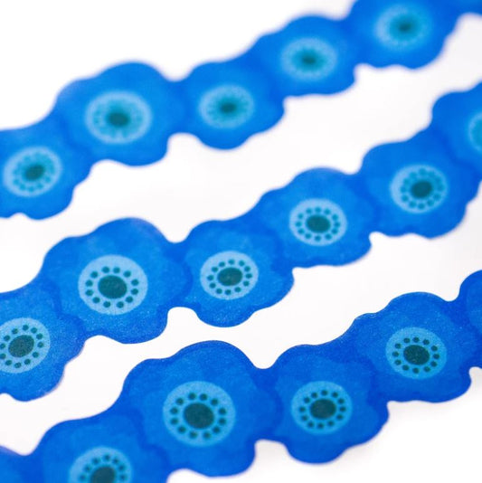 Flour Power - Cobalt Windflowers | Washi