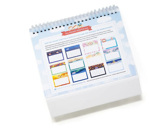 2023 Desk Calendar - Around the World with the Steam Team