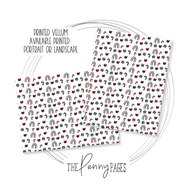Candy Canes and Rainbows | Vellum