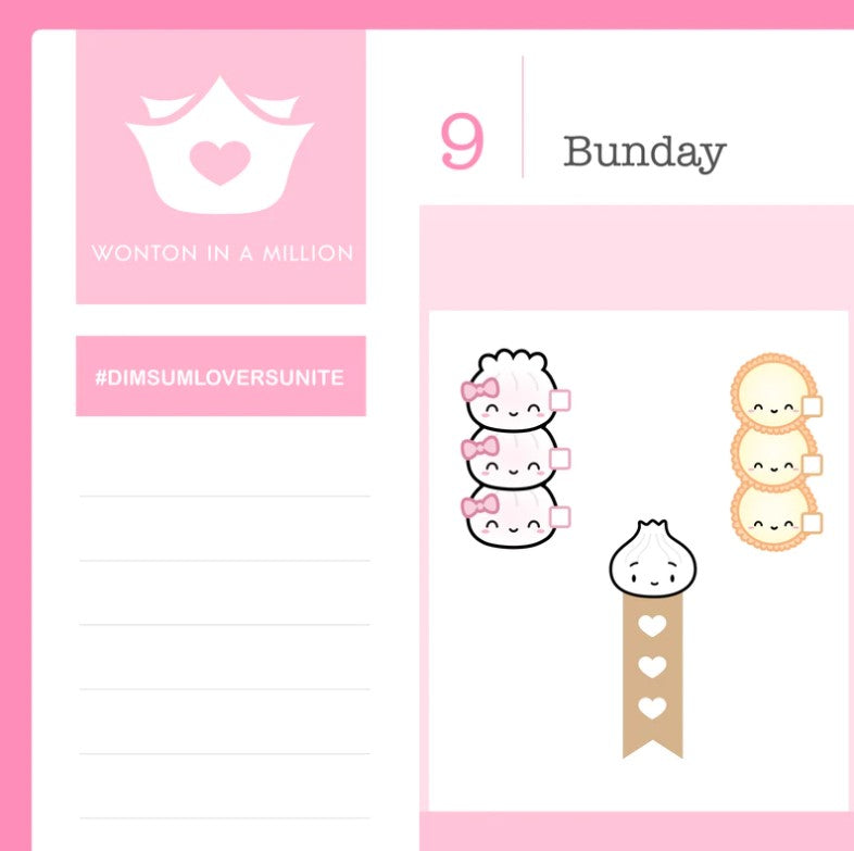 Dimsum Steam Team Mini Checklists | Sticker Sheet