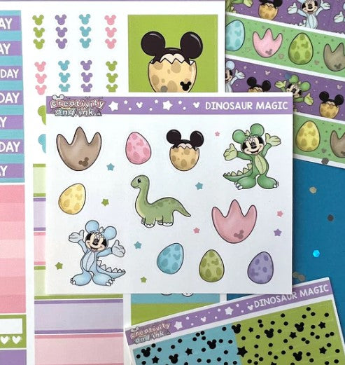 Dinosaur Magic | Sticker Sheet