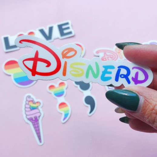 Disnerd | Transparent Sticker