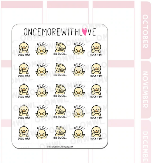 Duck You | Sticker Sheet