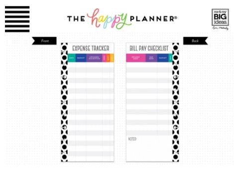 Budget - Half Sheet - Classic