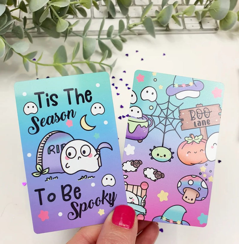 Floofie The Ghost | Washi Card