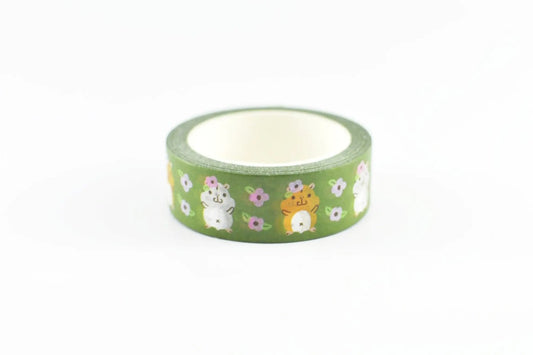 Hamster and Flowers | Washi