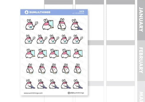 Lil' Housework | Sticker Sheet