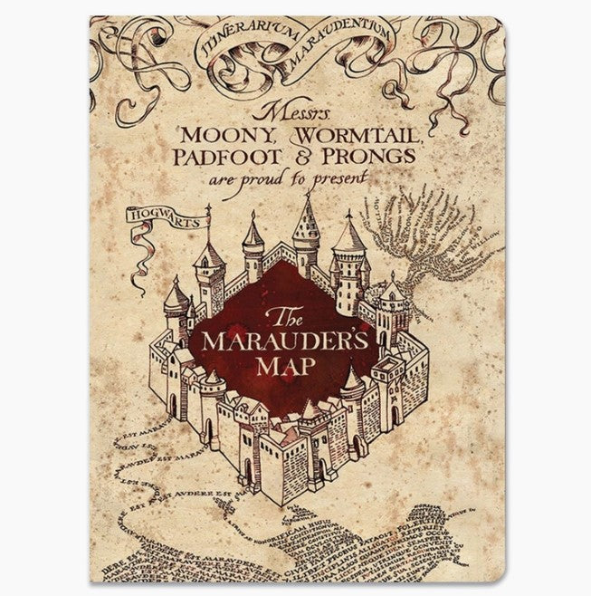Harry Potter Marauders Map | Softcover Journal