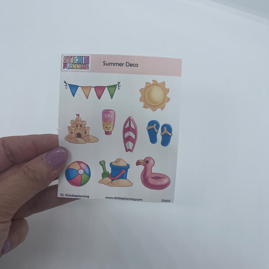 Summer Deco | Sticker Sheet