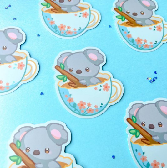 Koala Tea | Vinyl Sticker