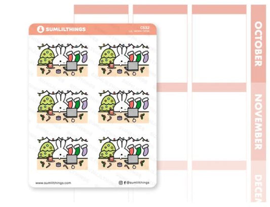 Lil' Work Desk | Sticker Sheet