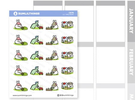 Lil' Yard Work | Sticker Sheet