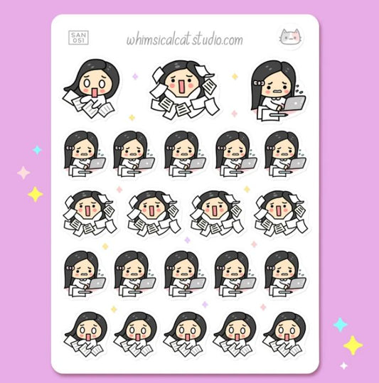 Paper Due | Sticker Sheet