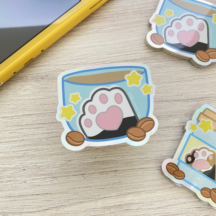 Pawffee | Vinyl Sticker
