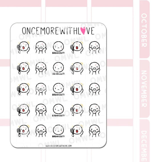 Pimples | Sticker Sheet
