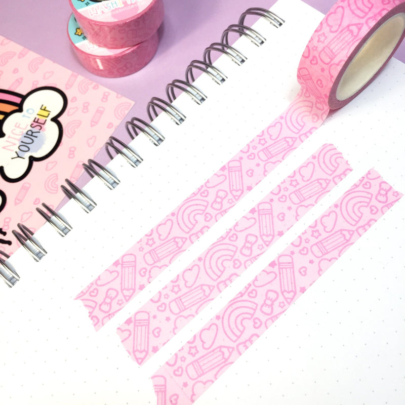 Pink Doodle | Washi