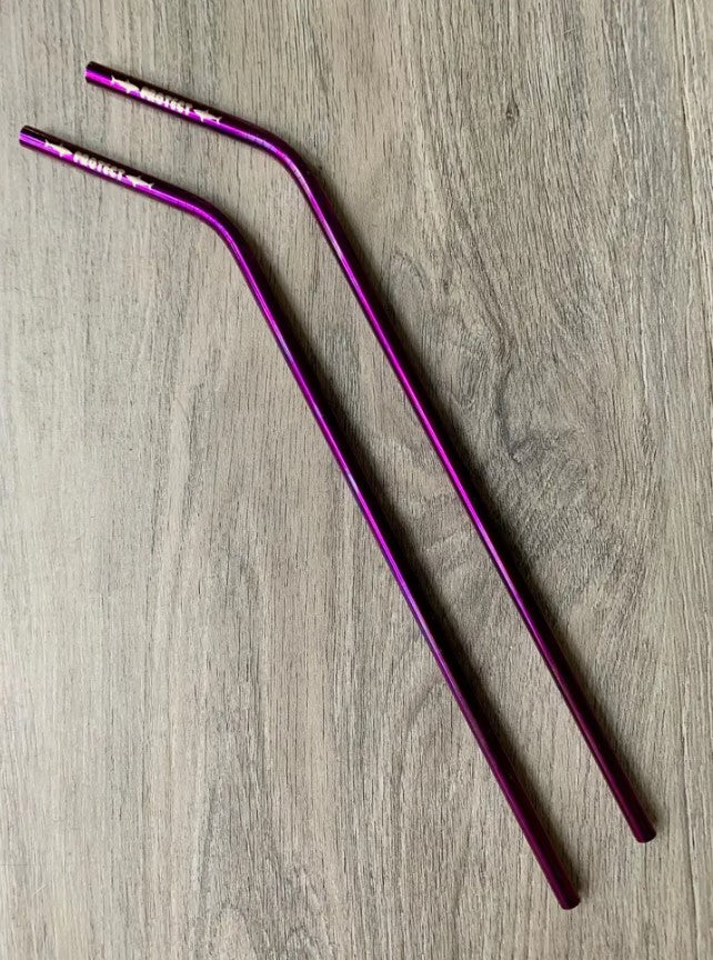 Protect Sharks - Bent Reusable Eco Straws (Set of 2)