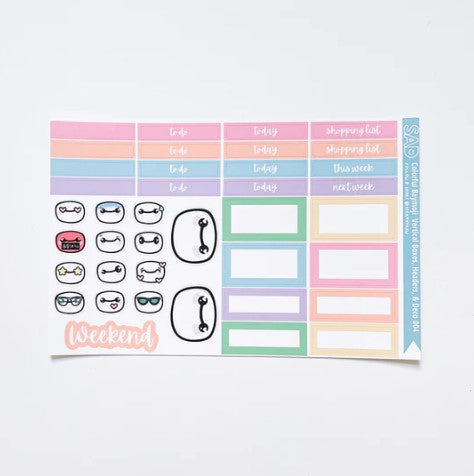 Rainbow Baymoji | Vertical Kit