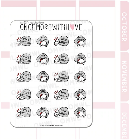 Rock Bottom | Sticker Sheet