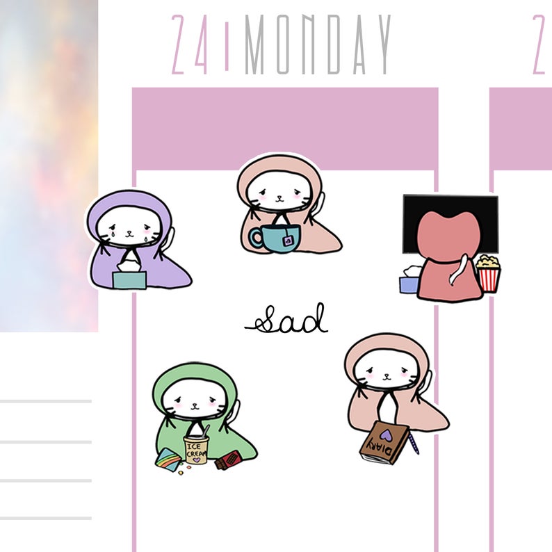 Sad | Sticker Sheet