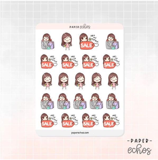 Shopping Day | Sticker Sheet