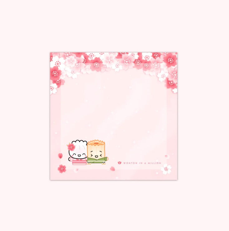 Matcha Sakura Viewing | Sticky Notes