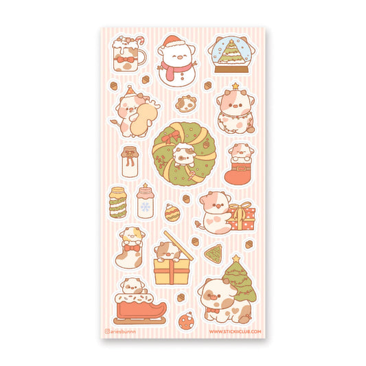 Merry Cowmas | Sticker Sheet