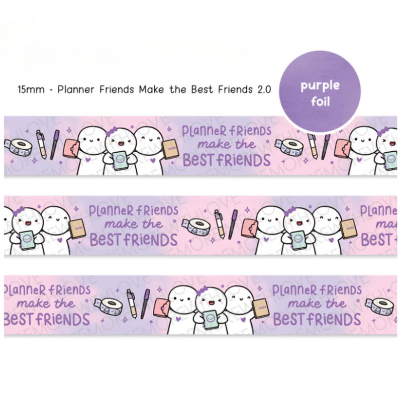 Planner Friends Make the Best Friends 2.0 | Washi