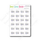 Kawaii 110% Tired | Sticker Sheet