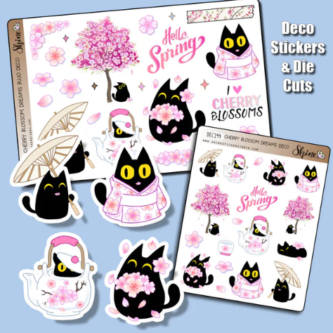 Shine Sticker Studio - Cherry Bossom Dreams | March 2026 Subscription