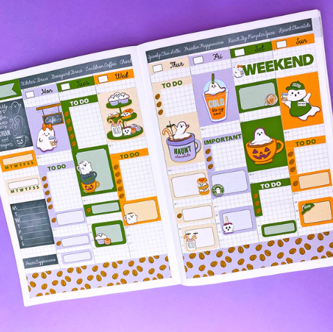 Shine Sticker Studio - Boo Brew Cafe | September 2025 Subscription