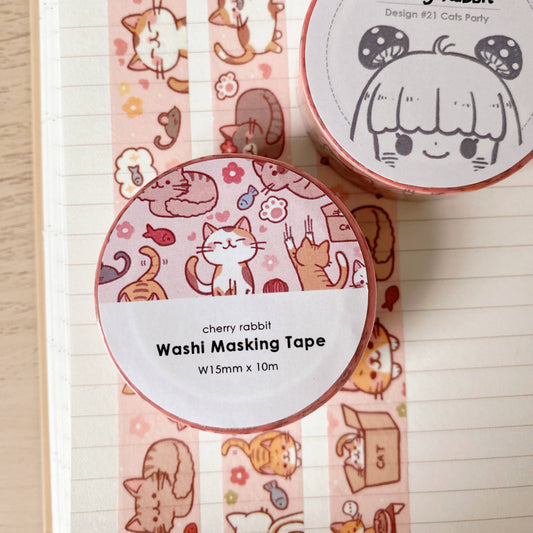 Cat Party | Washi
