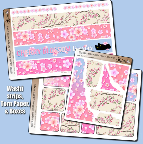 Shine Sticker Studio - Cherry Bossom Dreams | March 2026 Subscription