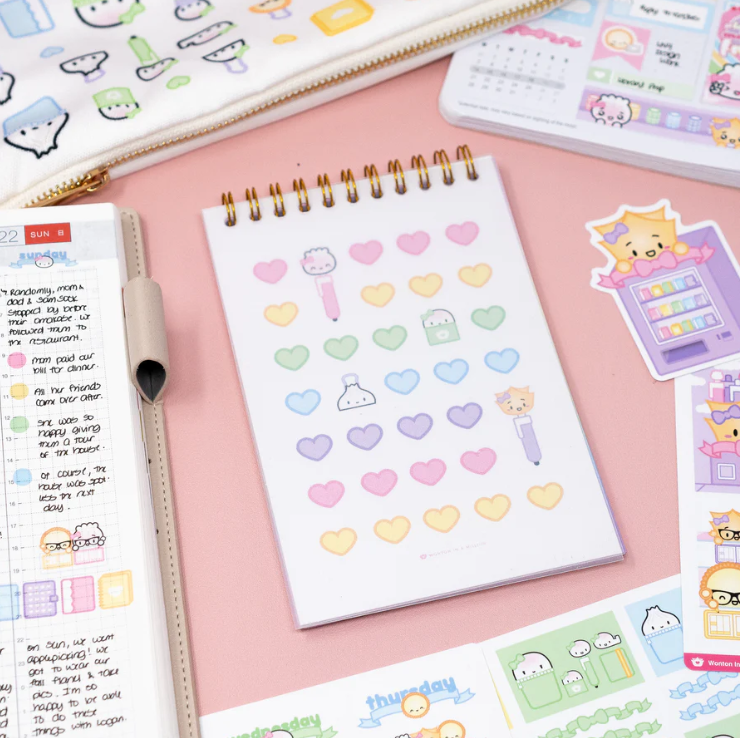 Rainbow Spiral Notepad