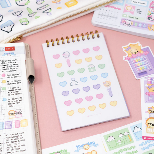 Rainbow Spiral Notepad