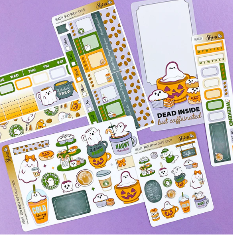Shine Sticker Studio - Boo Brew Cafe | September 2025 Subscription