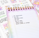Rainbow Spiral Notepad