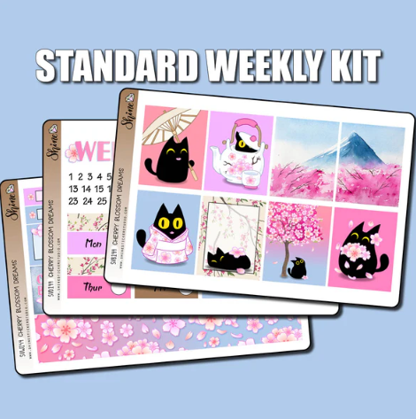 Shine Sticker Studio - Cherry Bossom Dreams | March 2026 Subscription
