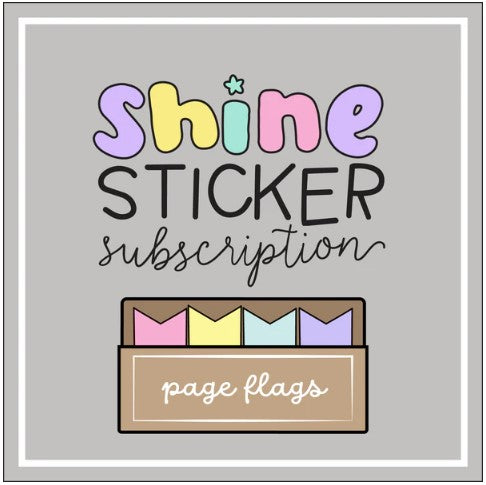 *PRESALE* Shine Sticker Studio - 2025 Planner | November 2024 Subscription