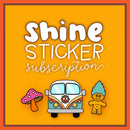 Shine Sticker Studio - Feelin' Groovy | July 2025 Subscription
