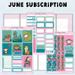 Sweet Bean Plans | JUNE 2025 WASHI & STICKER Subscription