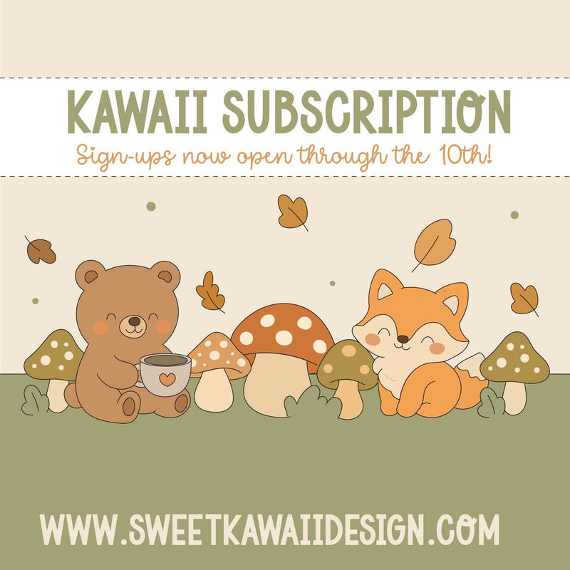 Sweet Kawaii Designs | September 2025 Kawaii Kit Subscription