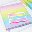 Rainbow - A5W - Weekly (Undated, Half Year) | Planner Bundle