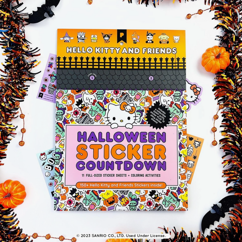 Hello Kitty and Friends Halloween Sticker Countdown