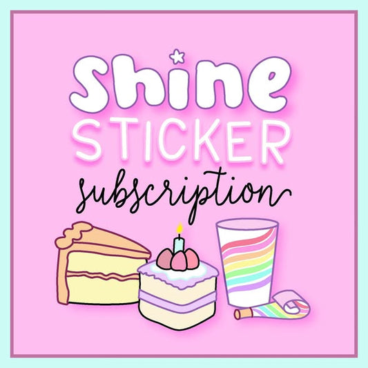 Shine Sticker Studio - Birthday Girl | April 2026 Subscription